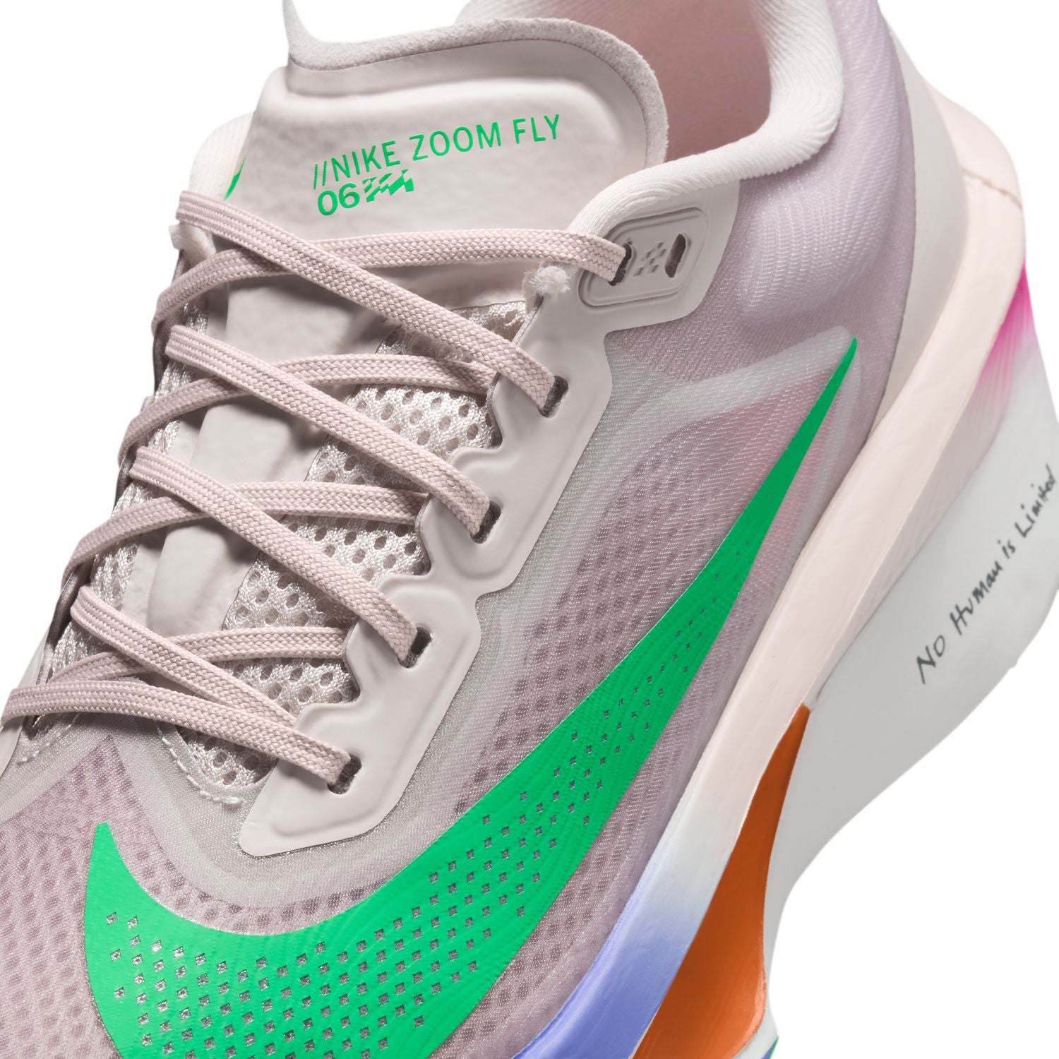 Women's Zoom Fly 6 Eliud Kipchoge Running Shoes Silt Red / Persian Violet / Fire Pink / Green Shock - Achilles Heel