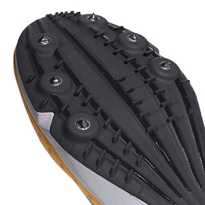 adidas Distancestar Running Spikes Spark / Core Black / Zero Metallic - achilles heel