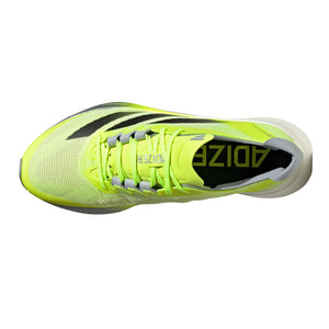 adidas Men's Adizero Boston 12 Running Shoes Lucid Lemon / Core Black / Silver Metallic - achilles heel