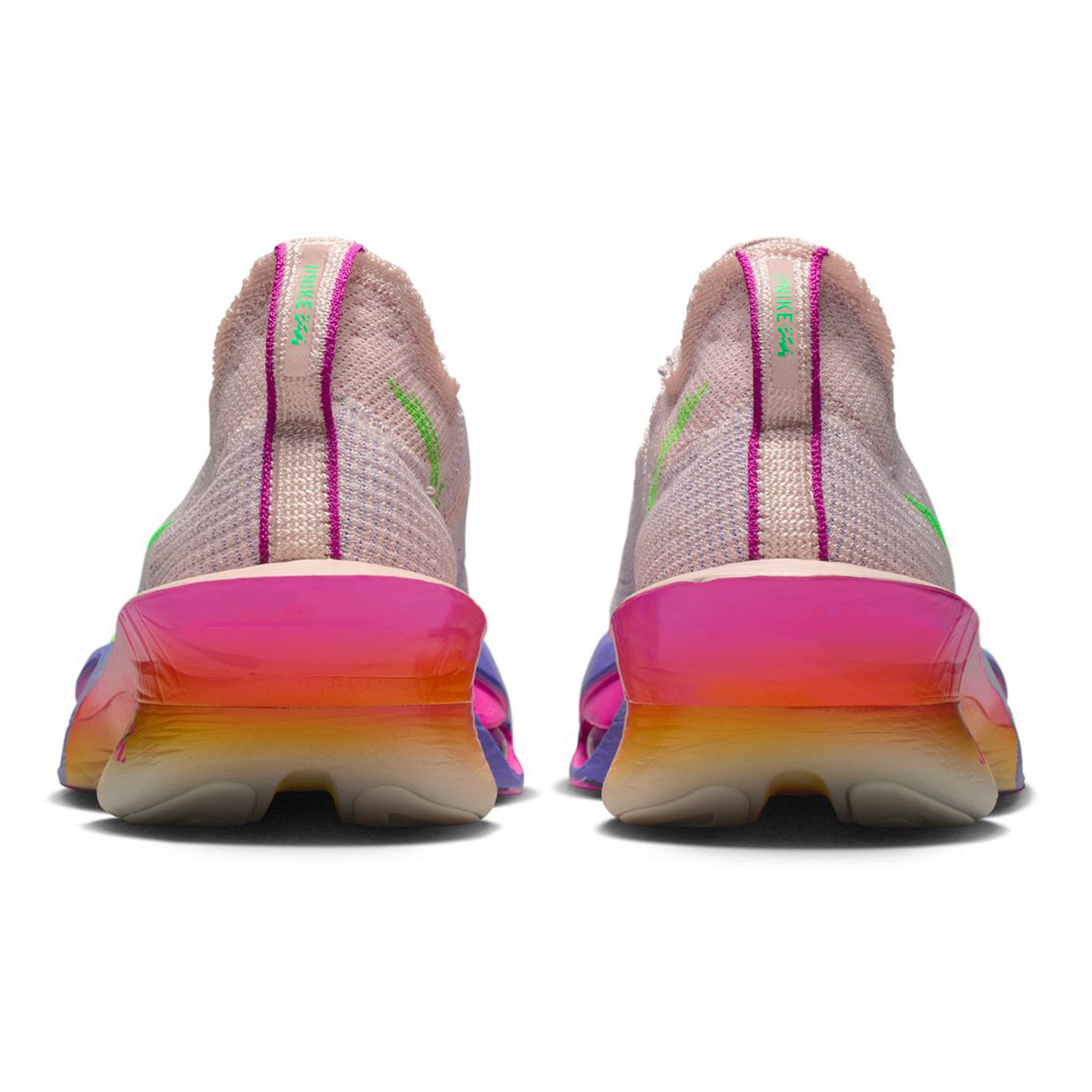 Men's Alphafly 3 Eliud Kipchoge Running Shoes Silt Red / Bright Ceramic / Fire Pink / Green Shock - Achilles Heel