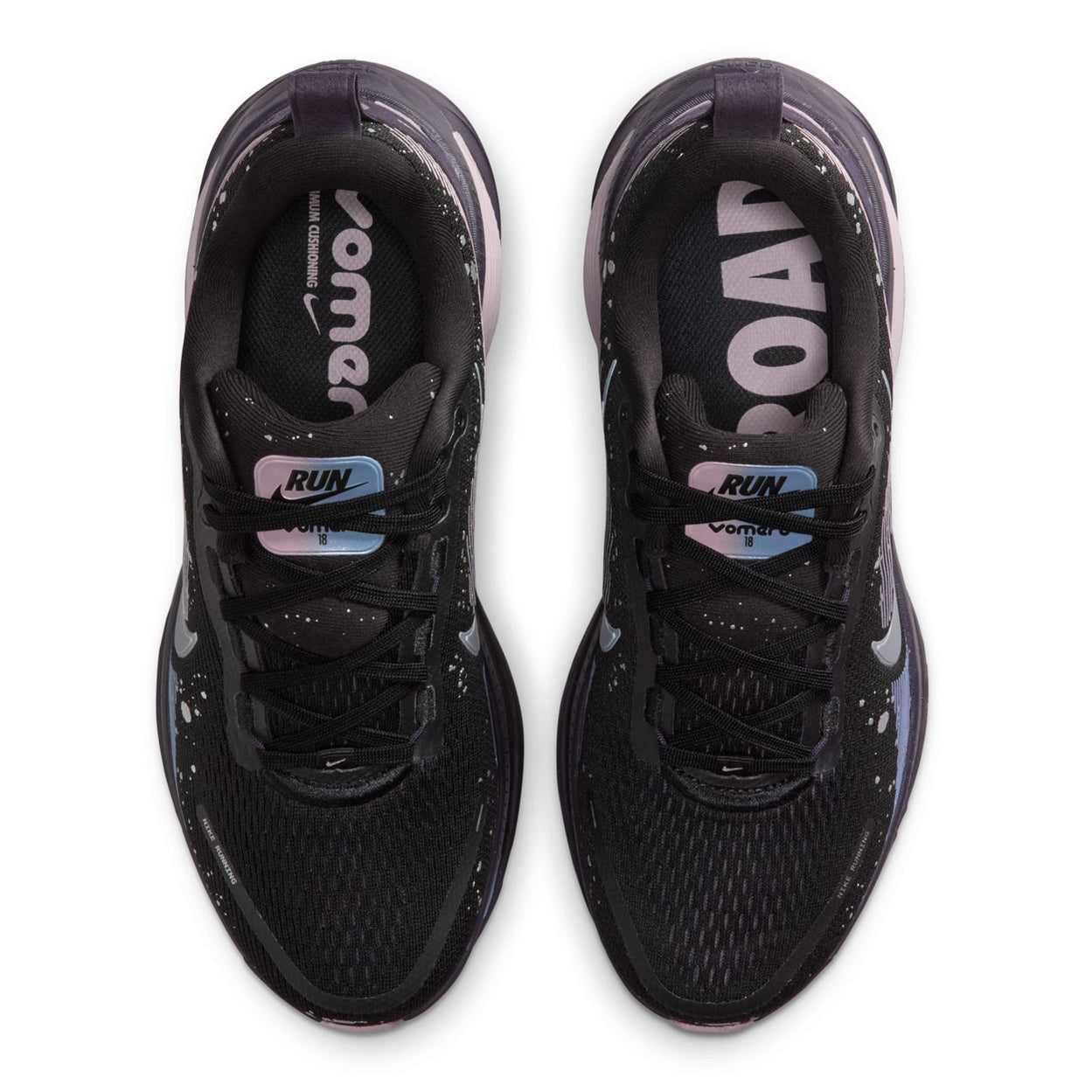 Women's Vomero 18 SE Running Shoes Black / Cave Purple / Ashen Slate / Metallic Dark Grey - Achilles Heel