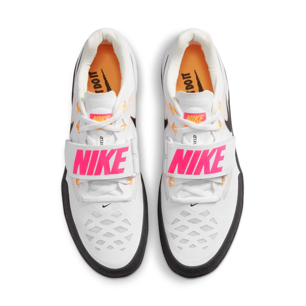 Nike Zoom Rotational 6 Field Shoes White / Black / Hyper Pink - achilles heel