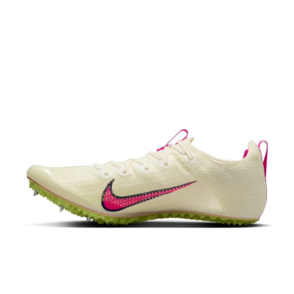 Nike Zoom Superfly Elite 2 Running Spikes Sail / Light Lemon Twist / Black /Fierce Pink - achilles heel