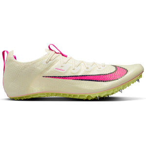 Nike Zoom Superfly Elite 2 Running Spikes Sail / Light Lemon Twist / Black /Fierce Pink - achilles heel