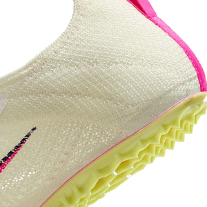 Nike Zoom Superfly Elite 2 Running Spikes Sail / Light Lemon Twist / Black /Fierce Pink - achilles heel