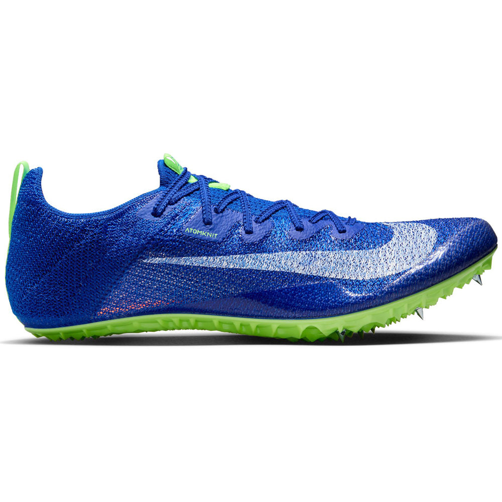 Nike Zoom Superfly Elite 2 Running Spikes Racer Blue / White / Lime Blast - achilles heel