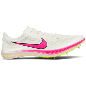 Nike ZoomX Dragonfly  Running Spikes Sail / Light Lemon Twist / Fierce Pink - achilles heel