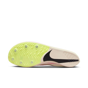 Nike ZoomX Dragonfly  Running Spikes Sail / Light Lemon Twist / Fierce Pink - achilles heel