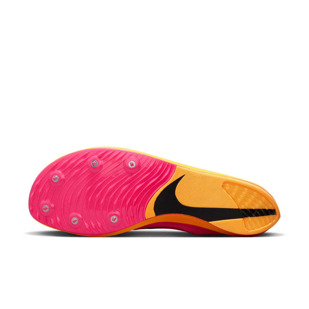 Nike ZoomX Dragonfly Running Spikes Hyper Pink / Black / Laser Orange - achilles heel