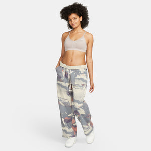 Nike Women's Dri-FIT Indy V-Neck Bra Diffused Taupe / White - achilles heel
