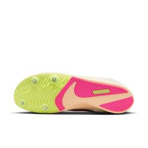 Nike Zoom Rival Distance Running Spikes Sail / Light Lemon Twist / Guava Ice / Fierce Pink - achilles heel