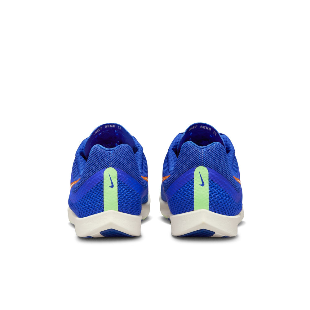 Nike Zoom Rival Distance Running Spikes Racer Blue/ White / Lime Blast - achilles heel