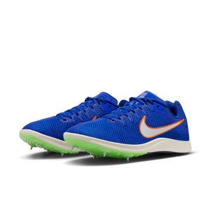 Nike Zoom Rival Distance Running Spikes Racer Blue/ White / Lime Blast - achilles heel