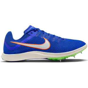 Nike Zoom Rival Distance Running Spikes Racer Blue/ White / Lime Blast - achilles heel