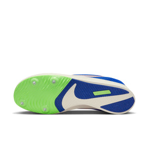 Nike Zoom Rival Distance Running Spikes Racer Blue/ White / Lime Blast - achilles heel