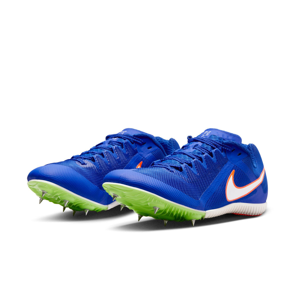 Nike Zoom Rival Multi-Event Running Spikes Racer Blue / White / Safety Orange - achilles heel