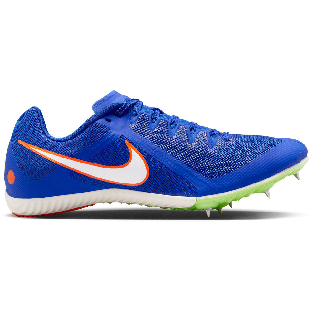 Nike Zoom Rival Multi-Event Running Spikes Racer Blue / White / Safety Orange - achilles heel