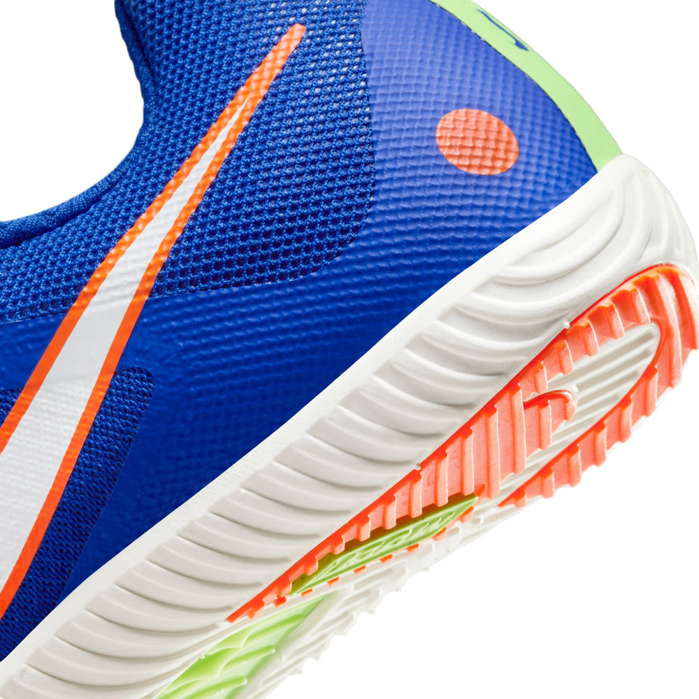 Nike Zoom Rival Multi-Event Running Spikes Racer Blue / White / Safety Orange - achilles heel