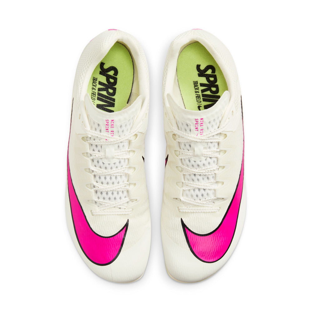 Nike Zoom Rival Sprint Running Spikes Sail / Light Lemon Twist / Guava Ice / Fierce Pink - achilles heel