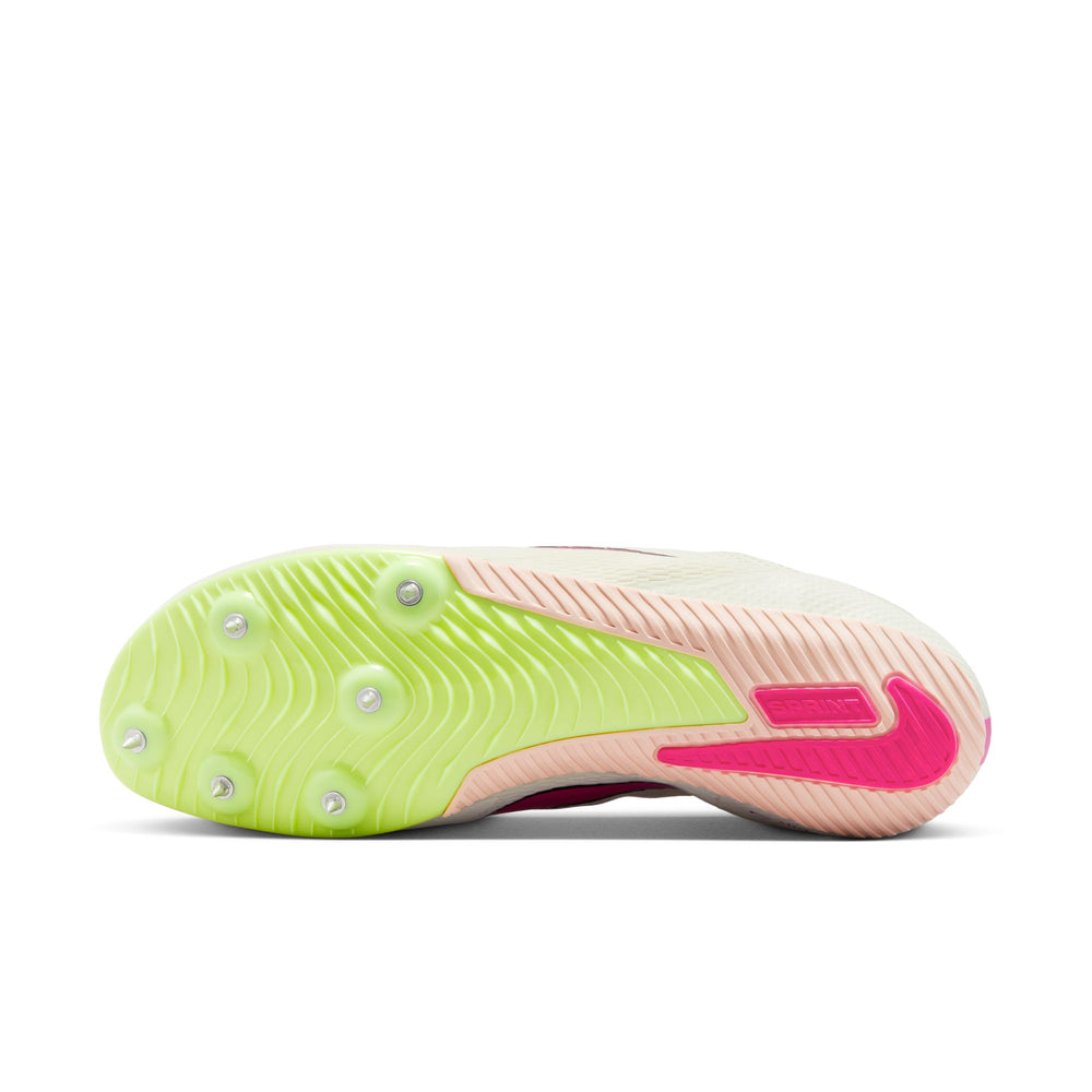 Nike Zoom Rival Sprint Running Spikes Sail / Light Lemon Twist / Guava Ice / Fierce Pink - achilles heel