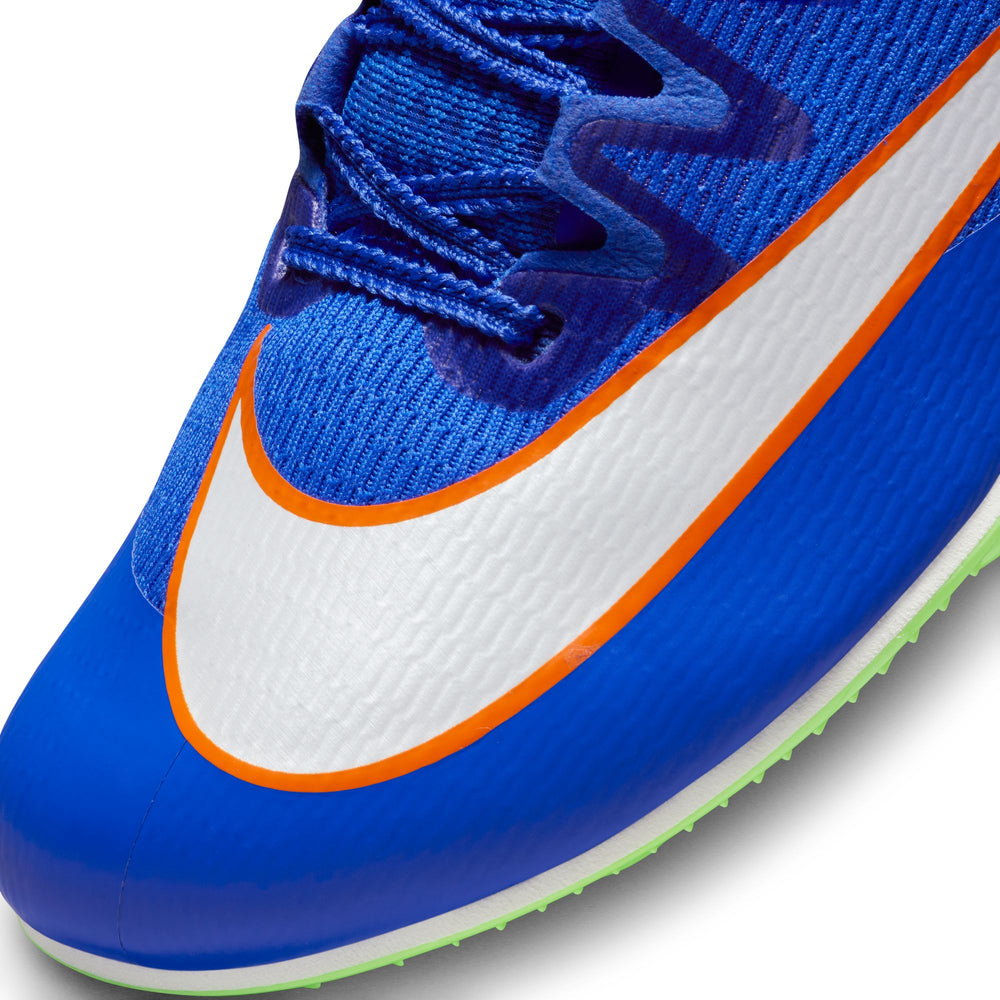 Nike Zoom Rival Sprint Running Spikes Racer Blue / White / Lime Blast - achilles heel