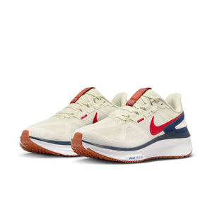 Nike Men's Air Zoom Structure 25 Running Shoes Sea Glass / Midnight Navy / Rugged Orange / University Red - achilles heel