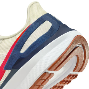 Nike Men's Air Zoom Structure 25 Running Shoes Sea Glass / Midnight Navy / Rugged Orange / University Red - achilles heel