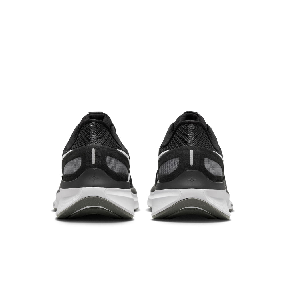 Nike Men's Air Zoom Structure 25 Running Shoes Black / White / Iron Grey - achilles heel