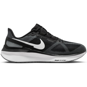 Nike Men's Air Zoom Structure 25 Running Shoes Black / White / Iron Grey - achilles heel