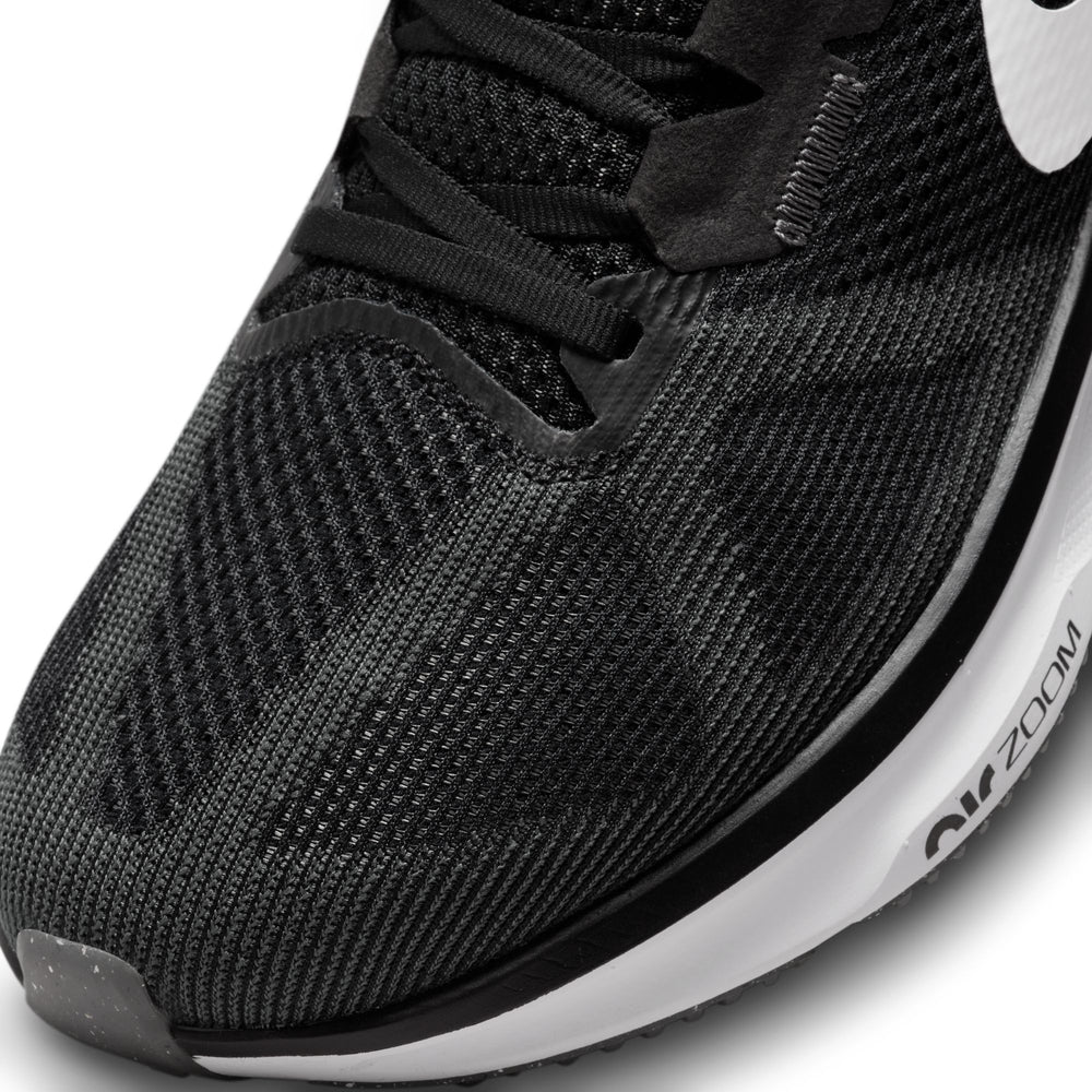 Nike Men's Air Zoom Structure 25 Running Shoes Black / White / Iron Grey - achilles heel