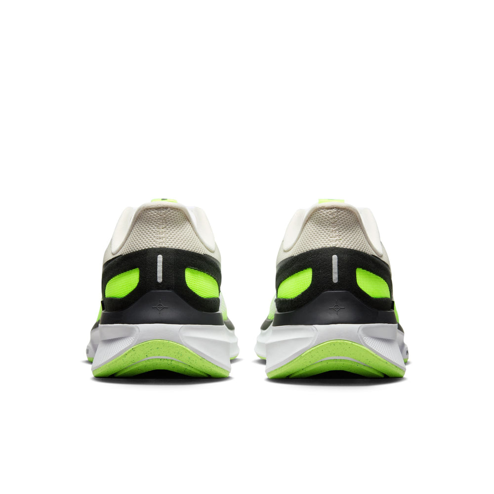 Nike Men's Air Zoom Structure 25 Running Shoes White / Black / Volt / Phantom - achilles heel