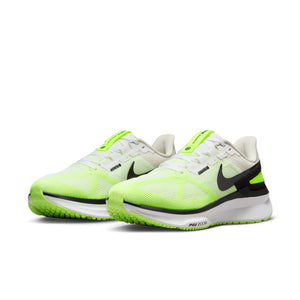 Nike Men's Air Zoom Structure 25 Running Shoes White / Black / Volt / Phantom - achilles heel