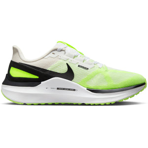 Nike Men's Air Zoom Structure 25 Running Shoes White / Black / Volt / Phantom - achilles heel