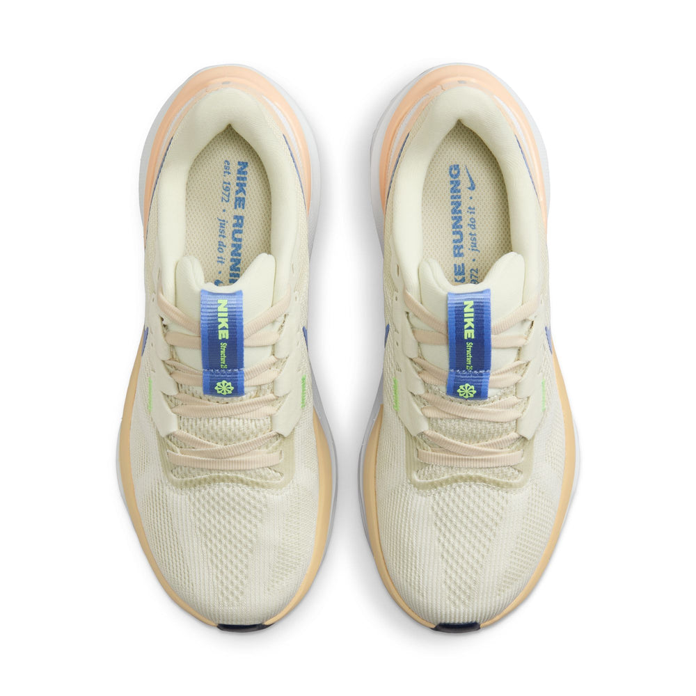 Nike Women's Air Zoom Structure 25 Running Shoes Sea Glass / Summit White / Ice Peach / Polar - achilles heel