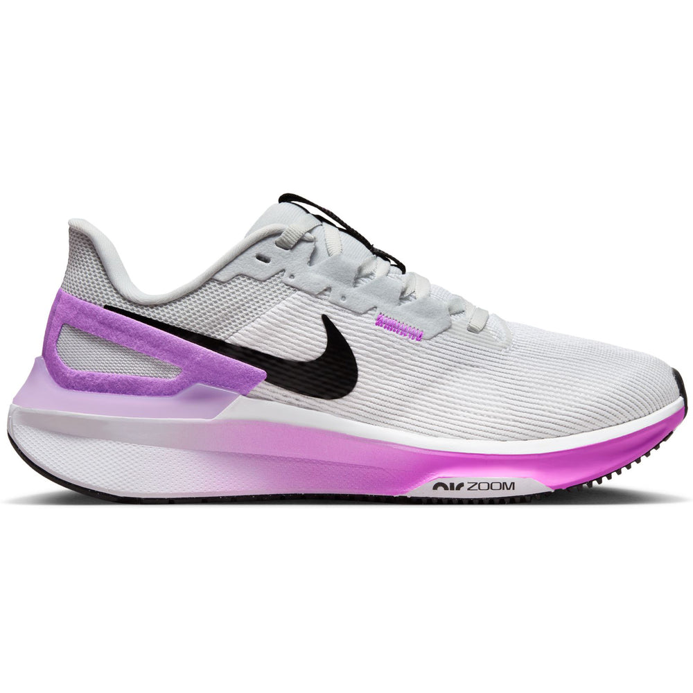 Nike Women s Air Zoom Structure 25 Running Shoes White Black