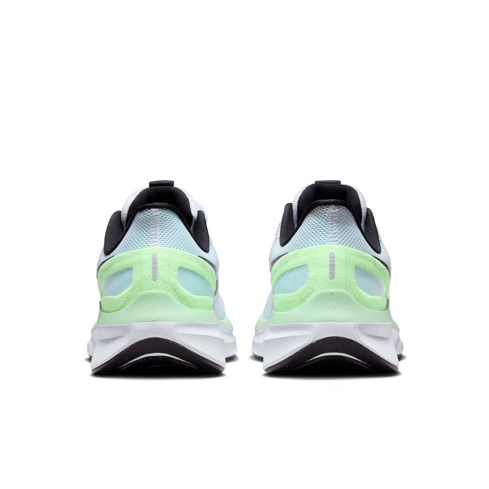 Nike Women's Structure 25 Running Shoes White / Glacier Blue / Vapour Green / Black - achilles heel