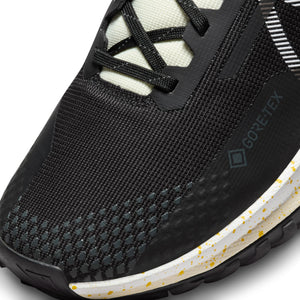 Nike Men's React Pegasus Trail 4 GORE-TEX Trail Running Shoes Black / White / Coconut Milk - achilles heel
