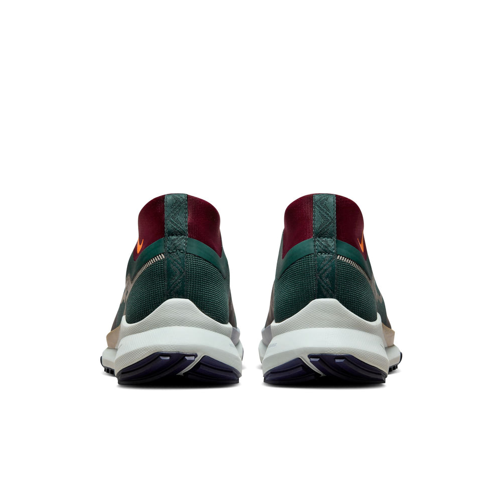 Nike Men's React Pegasus Trail 4 GORE-TEX Trail Running Shoes Deep Jungle / Khaki / Night Maroon - achilles heel