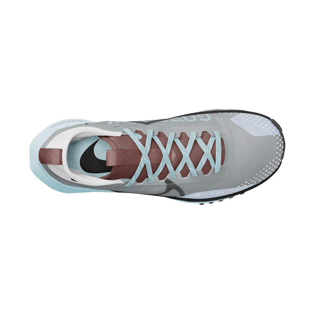 Nike Women's Pegasus Trail 4 GORE-TEX Trail Running Shoes Light Smoke Grey / Glacier Blue / Football Grey - achilles heel