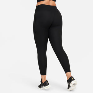 Nike Women's Universa Medium-Support High-Waisted 7/8 Leggings Black - achilles heel