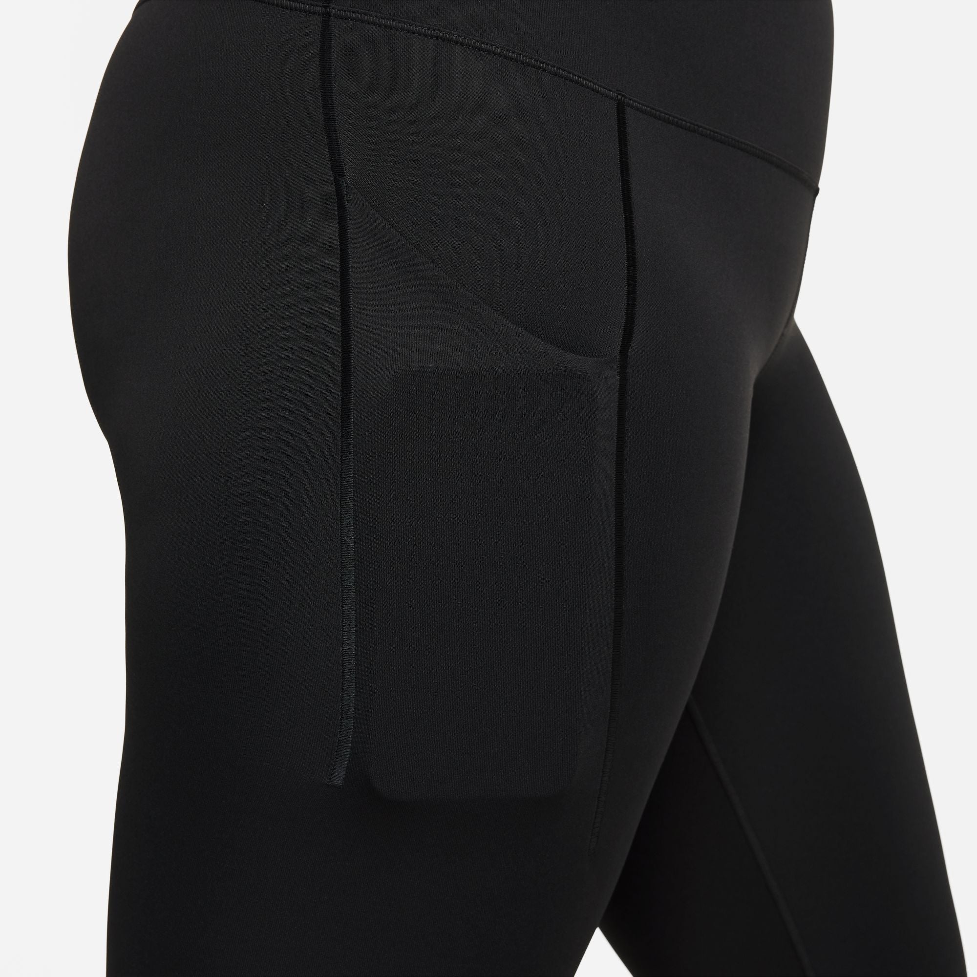 Nike Women's Universa Medium-Support High-Waisted 7/8 Leggings Black - Achilles Heel