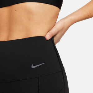 Nike Women's Universa Medium-Support High-Waisted 8 Inch Biker Shorts Black - achilles heel