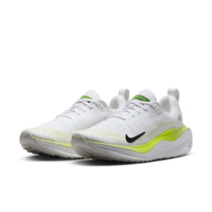 Nike Women's InfinityRN 4 White / Black / Lemon Twist - achilles heel