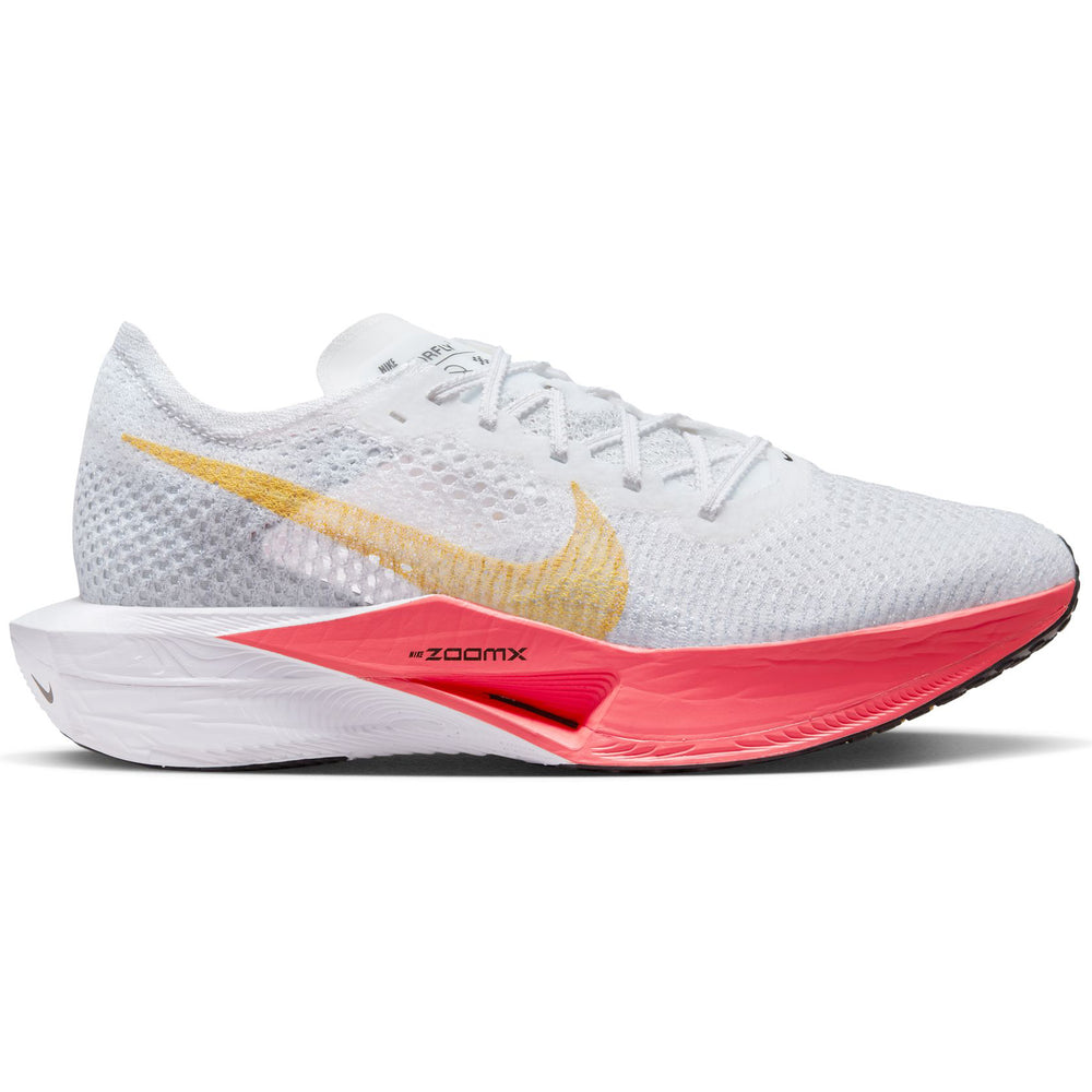 White and gold nike running shoes Clearance
