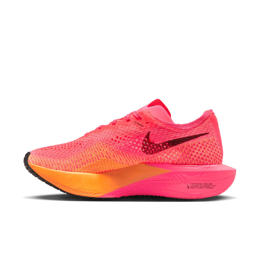 Nike Women's Vaporfly 3 Running Shoes Hyper Pink / Laser Orange / Black - achilles heel