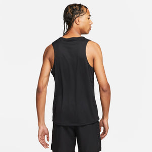 Nike Men's Dri-FIT Miler Tank Black - achilles heel