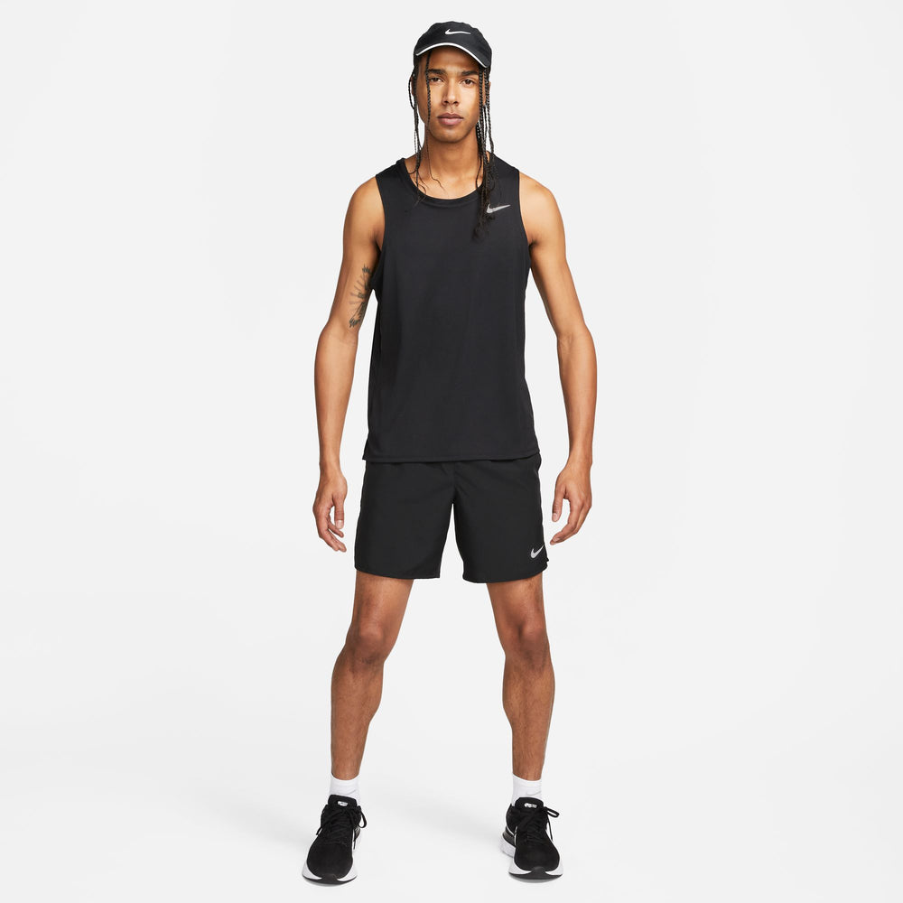 Nike Men's Dri-FIT Miler Tank Black - achilles heel