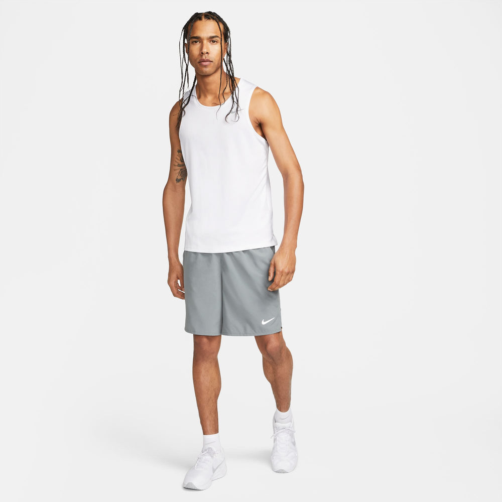 Nike Men's Dri-FIT Miler Tank White / Reflective Silver - achilles heel