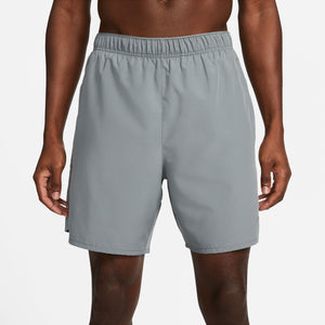 Nike Men's Dri-FIT Challenger 7 Inch 2-in-1 Running Shorts Smoke Grey / Reflective Silver - achilles heel