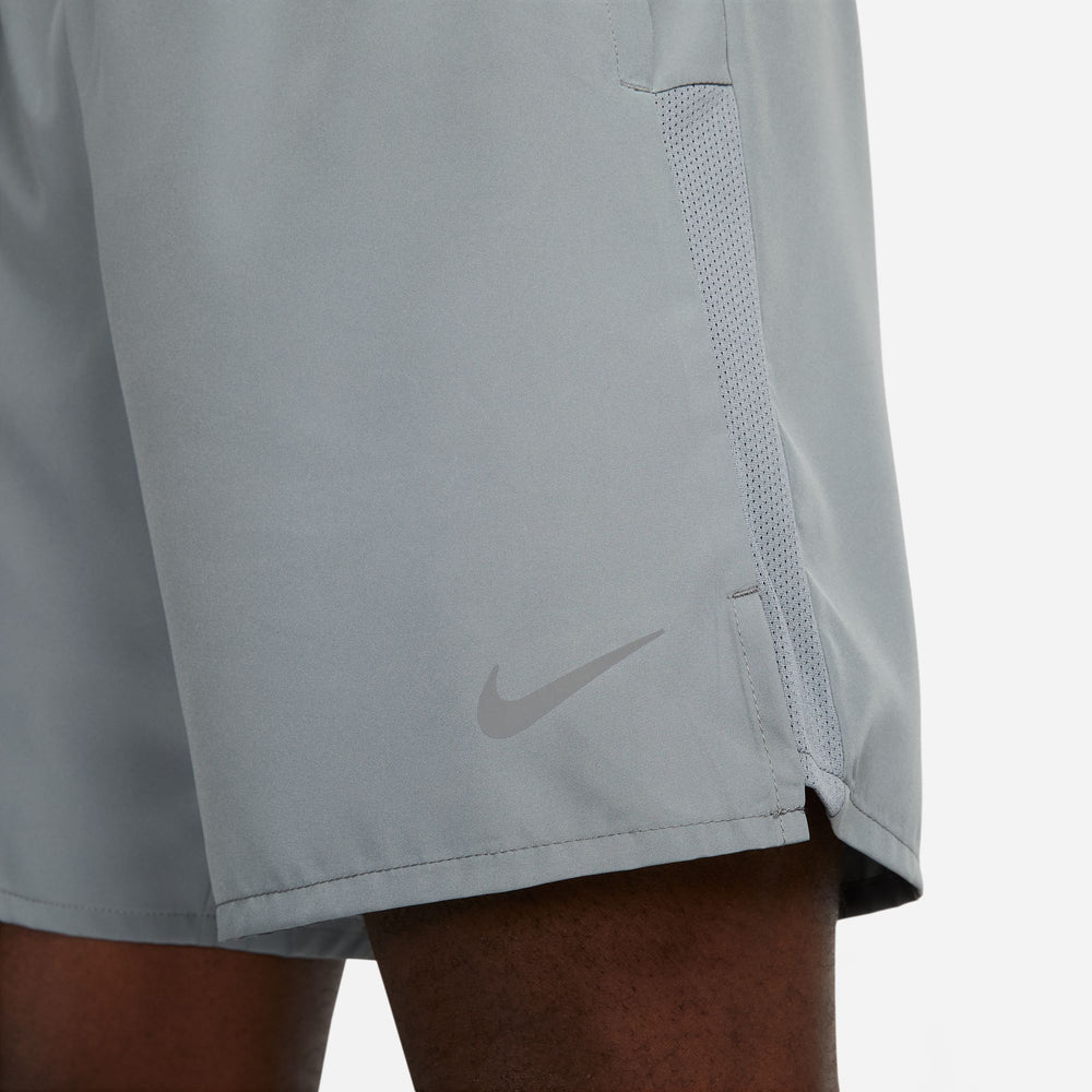 Nike Men's Dri-FIT Challenger 7 Inch 2-in-1 Running Shorts Smoke Grey / Reflective Silver - achilles heel